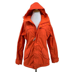 Burton Jacket Women S Small Marmalade Dryride Hooded Snowboarding Insulated